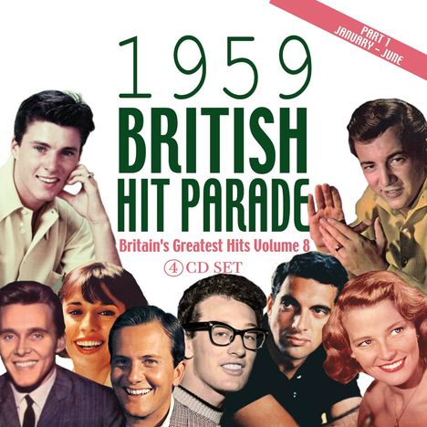 1959 British Hit Parade Pt.1 (Vol. 8), 4 CDs