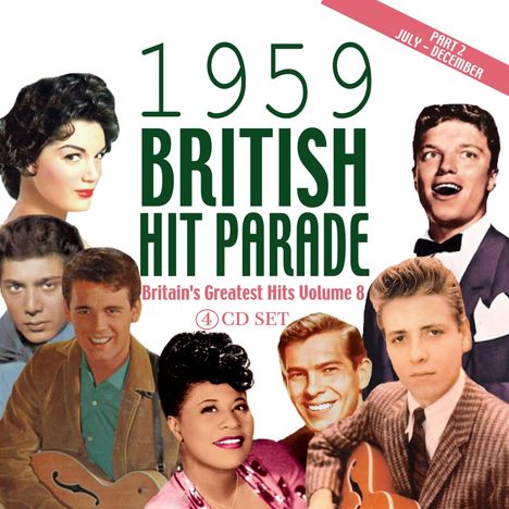 1959 British Hit Parade Pt. 2 (Vol. 8), 4 CDs