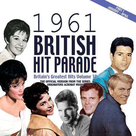 British Hit Parade 1961 Vol. 1, 4 CDs