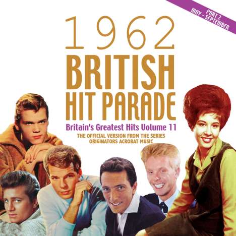 British Hit Parade 1962: Britain´s Greatest Hits Vol. 11 Part 2 (May - September), 4 CDs