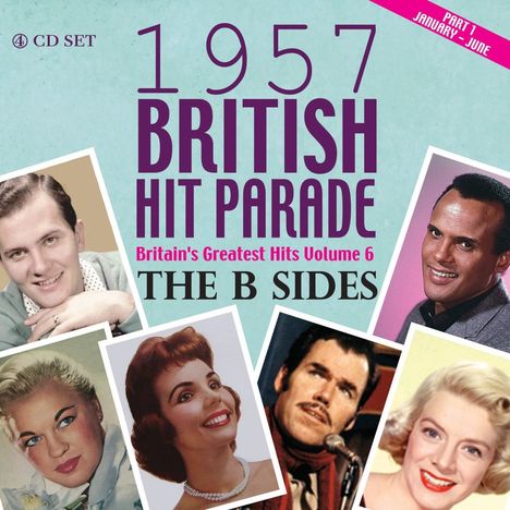 1957 British Hit Parade Part 1: January - July (The B-Sides), 4 CDs
