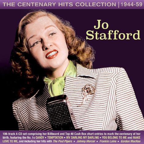 Jo Stafford: The Centenary Hits Collection 1944-59, 4 CDs