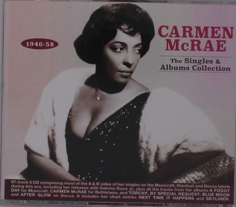 Carmen McRae (1920-1994): Singles &amp; Albums Collection, 4 CDs