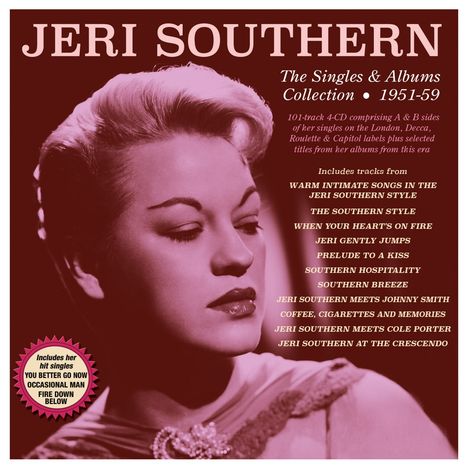 Jeri Southern (1926-1991): Singles &amp; Albums Collection, 4 CDs