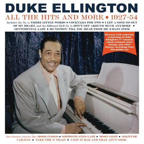 Duke Ellington (1899-1974): All The Hits And More 1927 - 1954, 4 CDs