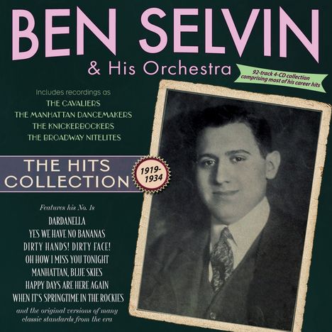 Ben Selvin: The Hits Collection 1919 - 1934, 4 CDs