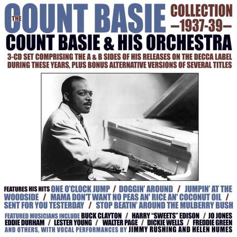 Count Basie (1904-1984): Collection 1937 - 1939, 3 CDs
