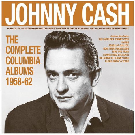 Johnny Cash: Complete Columbia Albums 1958-1962, 3 CDs