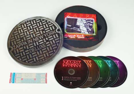 Frank Zappa (1940-1993): Zappa In New York (40th Anniversary) (Limited Tin Box), 5 CDs und 1 Buch