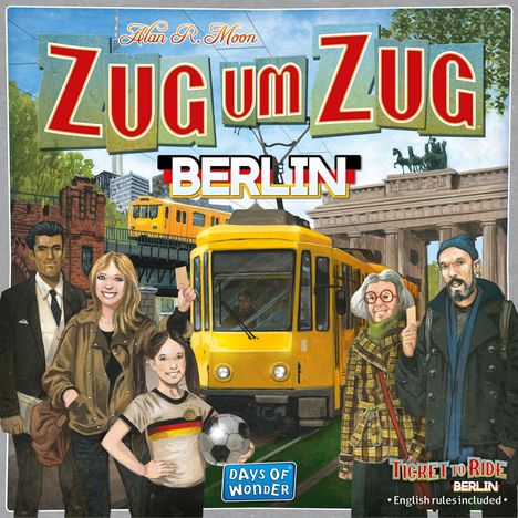 Alan R. Moon: Zug um Zug Berlin, Spiele