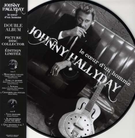 Johnny Hallyday: Le Coeur D'Un Homme (Limited-Edition) (Picture Disc), 2 LPs