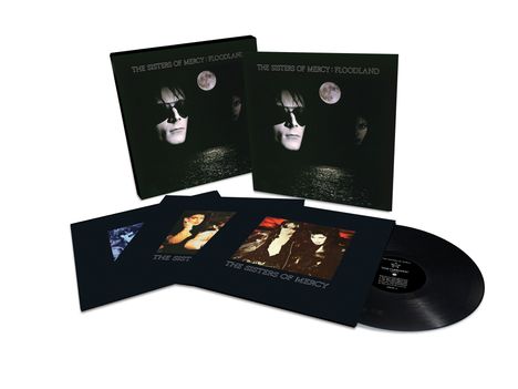The Sisters Of Mercy: Floodland (180g) (Limited Edition Vinyl Box Set), 1 LP und 3 Singles 12"