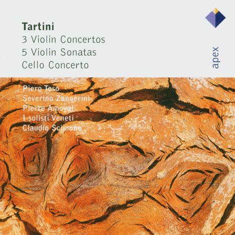 Giuseppe Tartini (1692-1770): Violinkonzerte D.45,56,82, 2 CDs