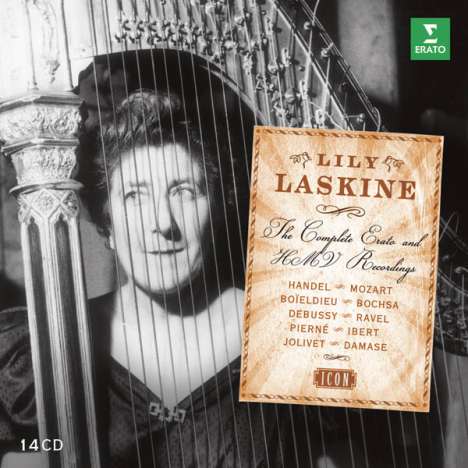 Lily Laskine - Sämtliche HMV &amp; Erato Aufnahmen (Icon Series), 14 CDs