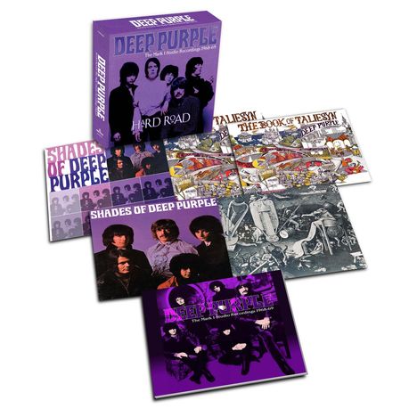 Deep Purple: Hard Road: The Mark 1 Studio Recordings 1968 - 69 (Box-Set), 5 CDs