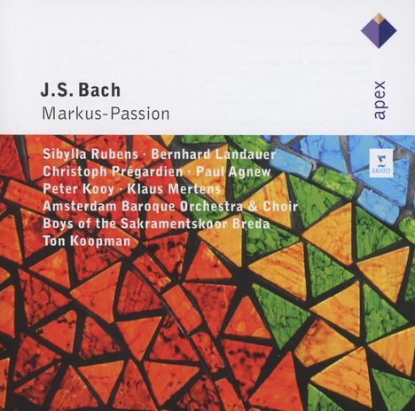 Johann Sebastian Bach (1685-1750): Markus-Passion nach BWV 247, 2 CDs