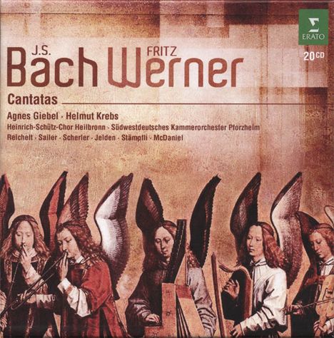 Johann Sebastian Bach (1685-1750): Fritz Werner dirigiert Bach-Kantaten, 20 CDs