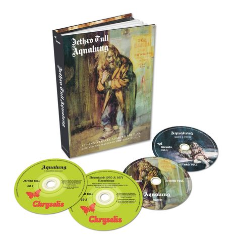 Jethro Tull: Aqualung (The 40th Anniversary Edition Repack) (Remixed &amp; Remastered), 2 CDs, 1 DVD-Audio und 1 DVD
