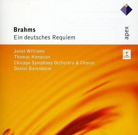 Johannes Brahms (1833-1897): Ein Deutsches Requiem op.45, CD