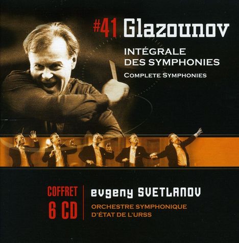 Alexander Glasunow (1865-1936): Symphonien Nr.1-8, 6 CDs