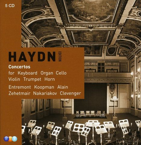 Joseph Haydn (1732-1809): Konzerte, 5 CDs