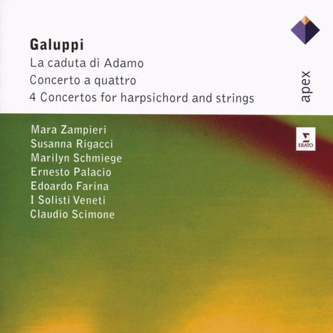 Baldassare Galuppi (1706-1785): La Caduta di Adamo (Oratorium), 2 CDs