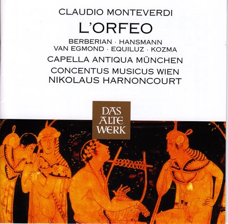 Claudio Monteverdi (1567-1643): L'Orfeo, 2 CDs