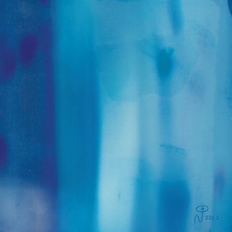 Die Illustration zeigt einen abstrakten blauen Hintergrund mit einem kleinen Symbol und der Zahl "232.2" unten rechts.