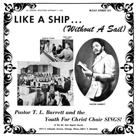 Pastor T.L. Barrett &amp; the Youth for Christ Choir: Like a Ship (Without a Sail) (Splatter Vinyl), LP