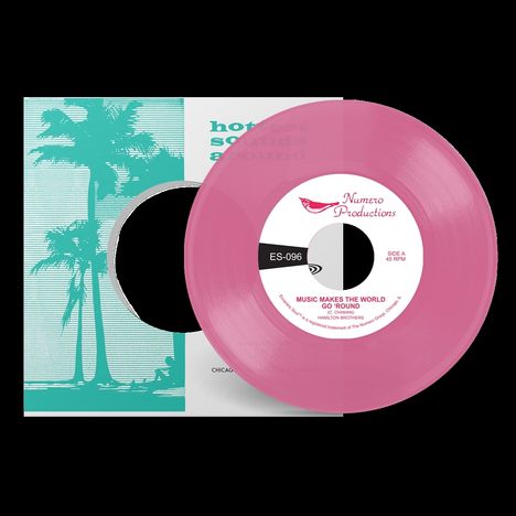 Lewis Hamilton &amp; The Boogie Brothers: Music Makes The World Go 'Round (Limited Indie Edition) (Castaway Clear Pink Vinyl), Single 7"