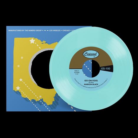 Marion Black: Go On Fool (Limited Indie Edition) (Sky Blue Vinyl), Single 7"