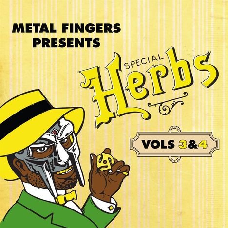 MF Doom: Metal Fingers Presents: Special Herbs Vol. 3 & 4 (Limited Indie Edition), CD