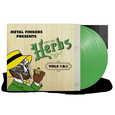 MF Doom: Metal Fingers Presents: Special Herbs Vol. 9 & 0 (Limited Indie Edition) (Evergreen Vinyl), 2 LPs