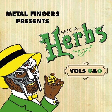 MF Doom: Metal Fingers Presents: Special Herbs Vol. 9 & 0 (Limited Indie Edition), CD