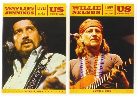 Willie Nelson &amp; Waylon Jennings: Live At The US Festival 1983 (Ländercode 1), 2 DVDs