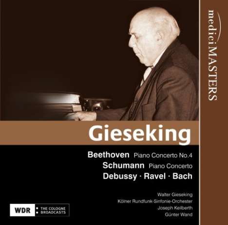 Walter Gieseking spielt Klavierkonzerte, CD