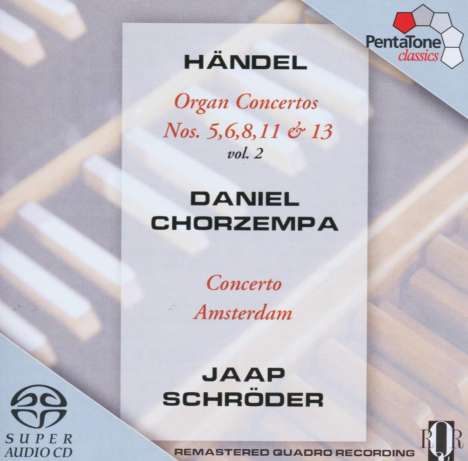 Georg Friedrich Händel (1685-1759): Orgelkonzerte Nr.5,6,8,11,13, Super Audio CD