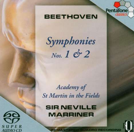 Ludwig van Beethoven (1770-1827): Symphonien Nr.1 &amp; 2, Super Audio CD