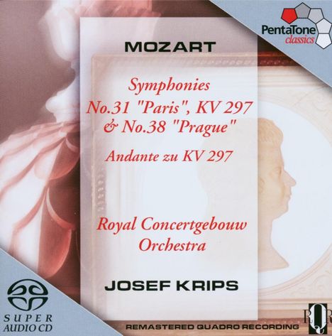 Wolfgang Amadeus Mozart (1756-1791): Symphonien Nr.31 &amp; 38, Super Audio CD