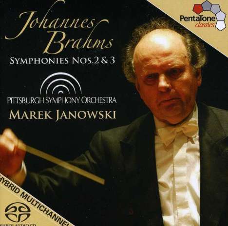 Johannes Brahms (1833-1897): Symphonien Nr.2 &amp; 3, Super Audio CD