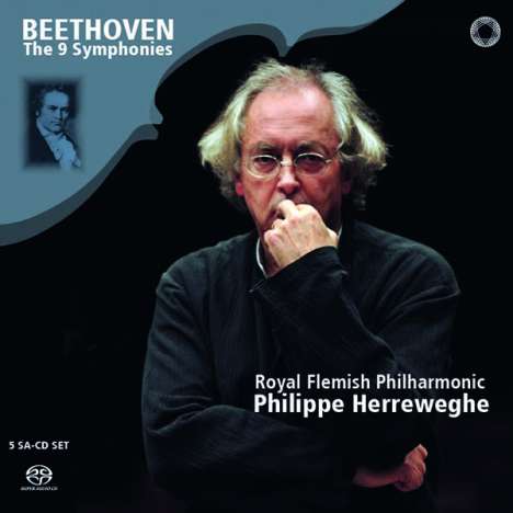 Ludwig van Beethoven (1770-1827): Symphonien Nr.1-9, 5 Super Audio CDs