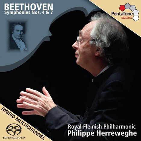 Ludwig van Beethoven (1770-1827): Symphonien Nr.4 &amp; 7, Super Audio CD