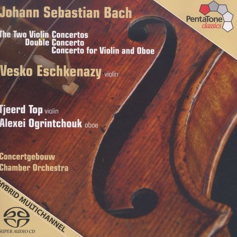 Johann Sebastian Bach (1685-1750): Violinkonzerte BWV 1041-1043,1060, Super Audio CD