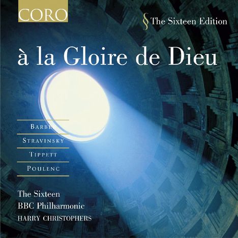 The Sixteen - a la gloire de Dieu, CD