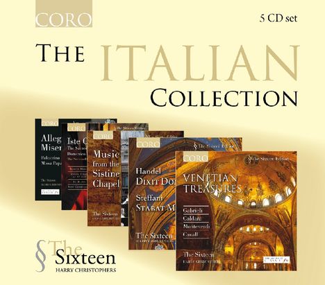 The Sixteen - The Italian Collection, 5 CDs
