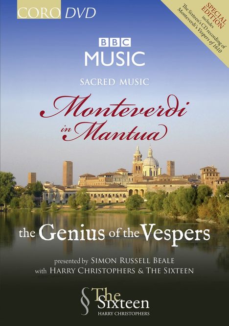 Claudio Monteverdi (1567-1643): Vespro della beata vergine (DVD mit Auszügen + Gesamteinspielung auf 2 CDs), 1 DVD und 2 CDs