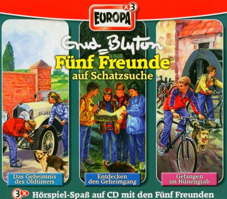 Fünf Freunde (Box 003) - Fünf Freunde auf Schatzsuche, 3 CDs