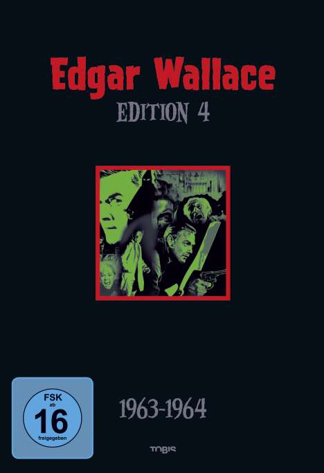 Edgar Wallace Edition 4, 4 DVDs