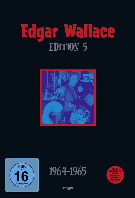 Edgar Wallace Edition 5, 4 DVDs