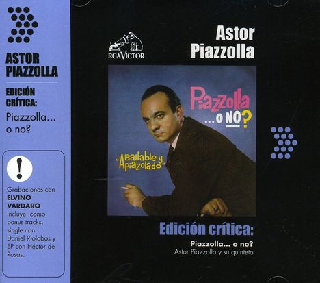 Astor Piazzolla (1921-1992): Piazzolla o no, CD